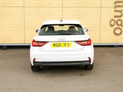 Audi A1 Hatchback MD21JFA White #6