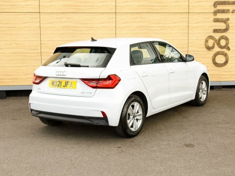 Audi A1 Hatchback MD21JFA White #2