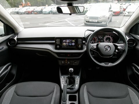 Skoda Fabia Hatchback WK23MJX White #3