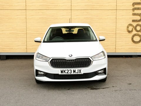 Skoda Fabia Hatchback WK23MJX White #5