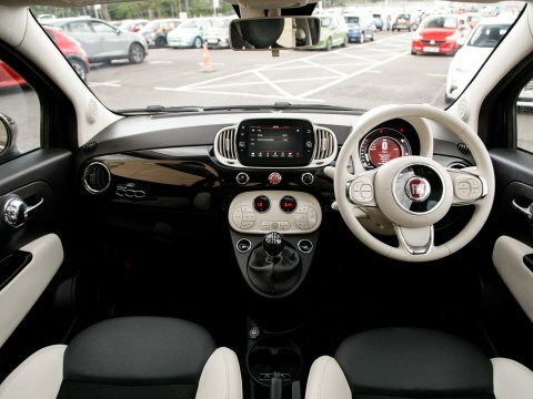 Fiat 500 Hatchback SP72KVK Black #3