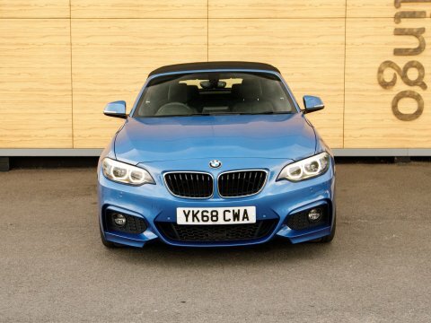 BMW 2 Series Convertible YK68CWA Blue #5