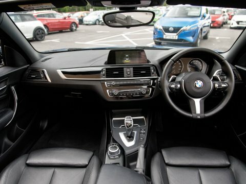 BMW 2 Series Convertible YK68CWA Blue #3