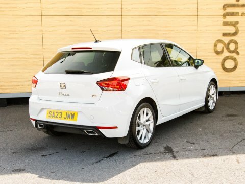 Seat Ibiza Hatchback SA23JWW White #2