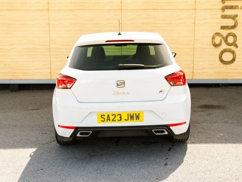 Seat Ibiza Hatchback SA23JWW White #6