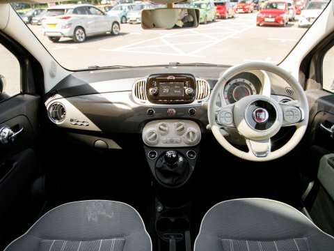 Fiat 500 Hatchback FY69ORO Grey #3