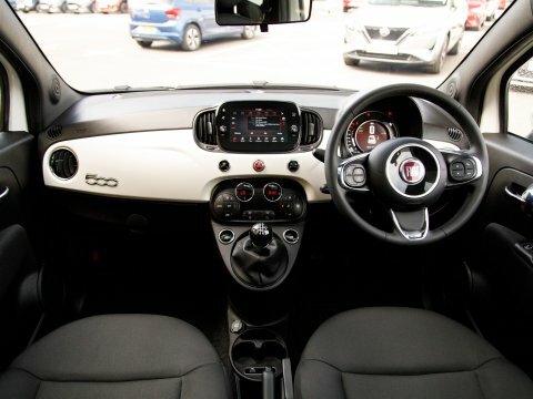 Fiat 500 Hatchback WR73MXE White #3