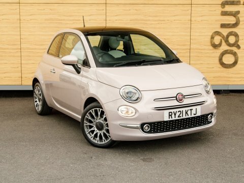 Fiat 500 Hatchback Pink