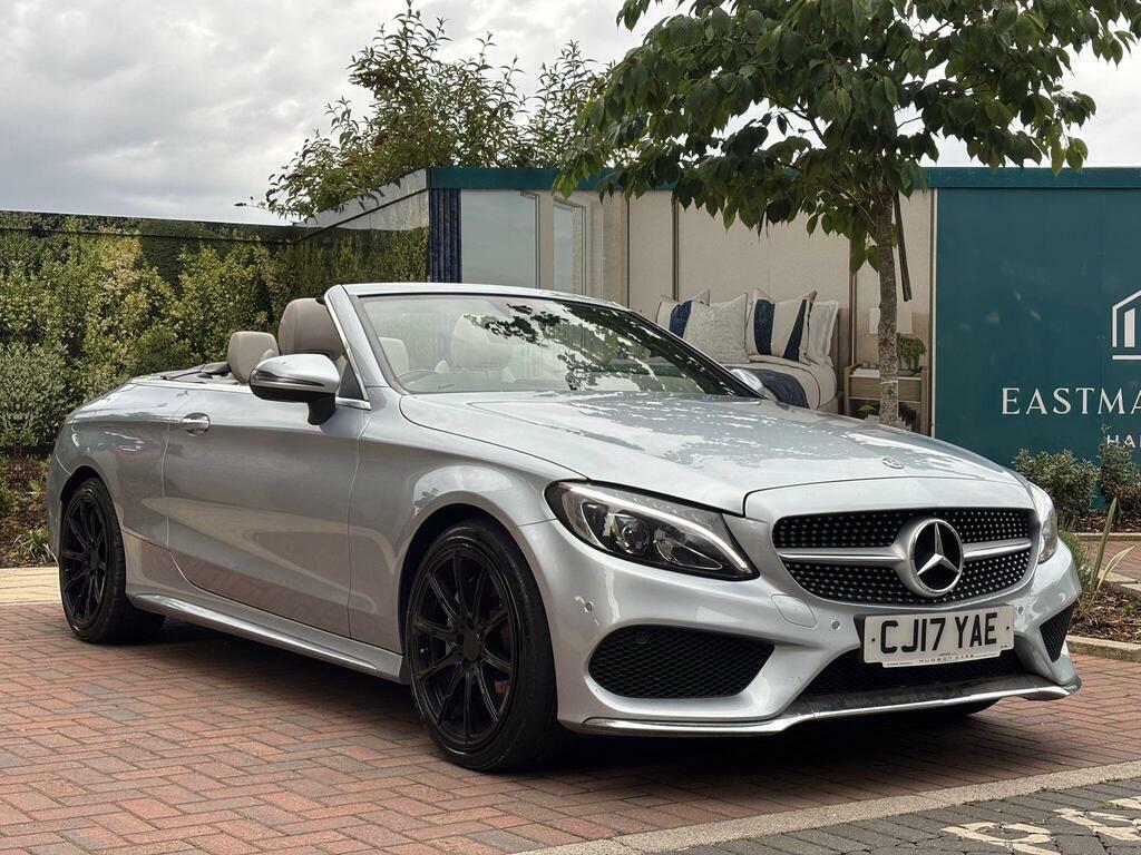 Mercedes-Benz C Class 2.0 C300 Amg Line Premium Plus Cabriolet G-troni Silver