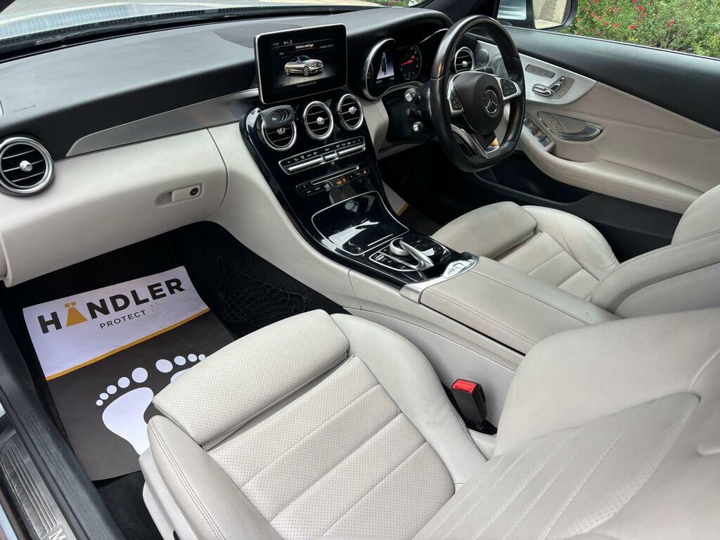 Mercedes-Benz C Class 2.0 C300 Amg Line Premium Plus Cabriolet G-troni CJ17YAE Silver #4