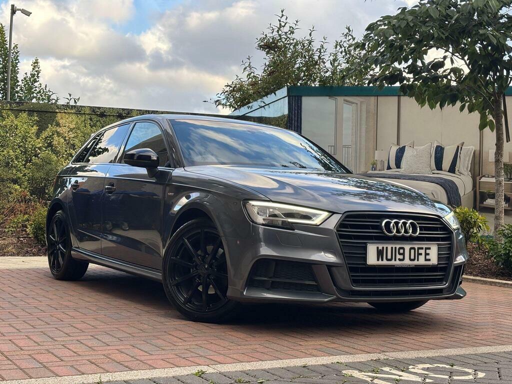 Audi A3 1.0 Tfsi 30 Black Edition Sportback Euro 6 S S WU19OFE Grey #6