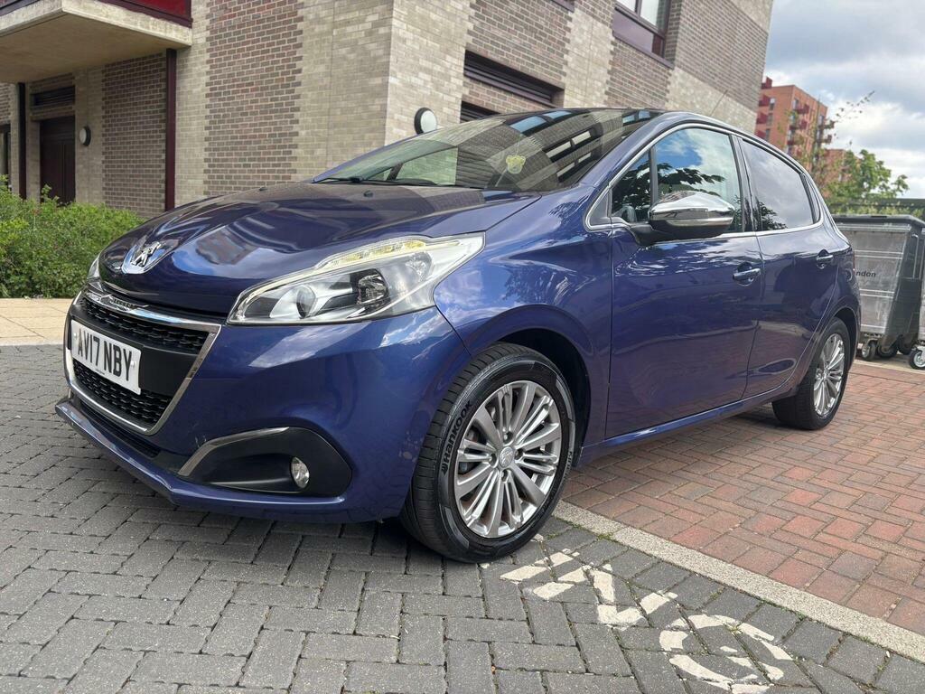 Peugeot 208 1.2 Puretech Allure Euro 6 AV17NBY Blue #4