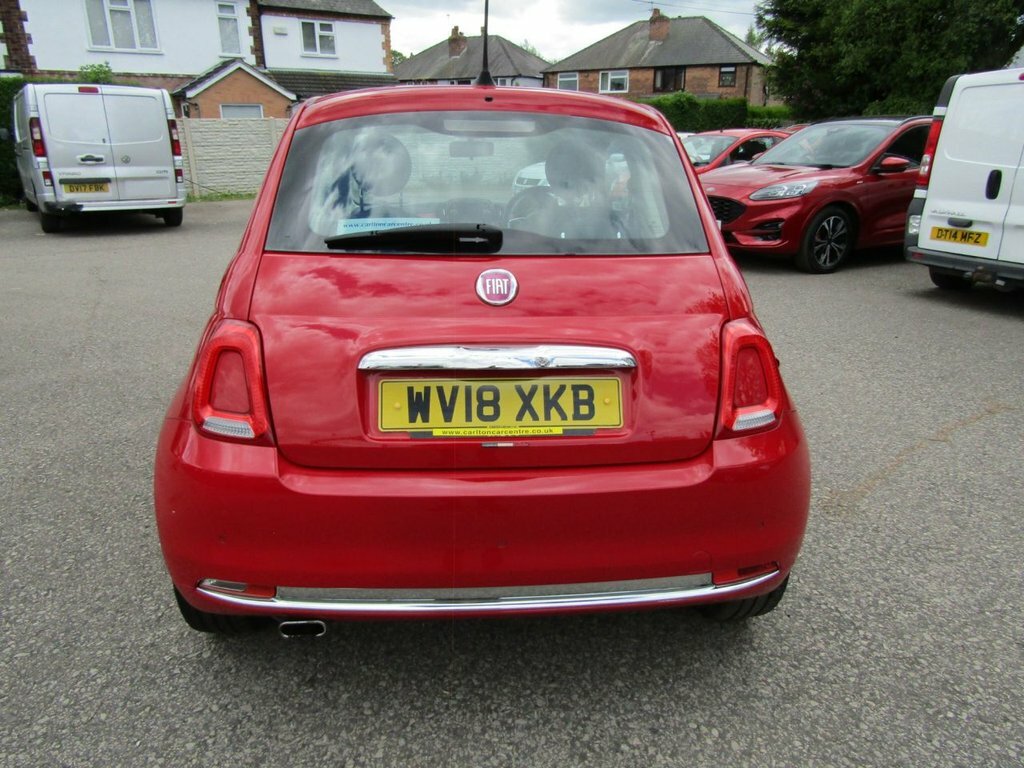 Fiat 500 1.2L Lounge WV18XKB Red #5