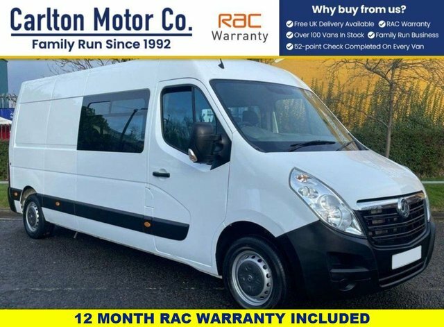 Vauxhall Movano 2.3L F3500 L3h2 Pv Cdti White