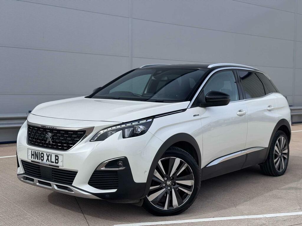 Peugeot 3008 1.6 Thp Gt Line Premium Eat Euro 6 Ss HN18XLB White #3