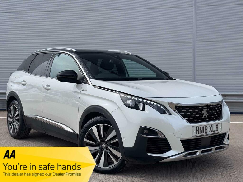 Peugeot 3008 1.6 Thp Gt Line Premium Eat Euro 6 Ss White