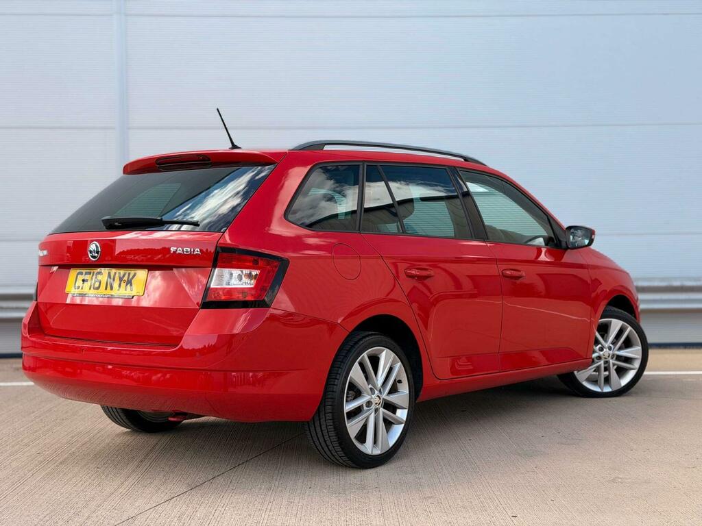 Skoda Fabia 1.2 Tsi Se L Euro 6 Ss CF16NYK Red #4