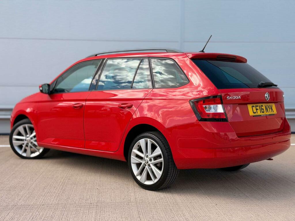 Skoda Fabia 1.2 Tsi Se L Euro 6 Ss CF16NYK Red #6
