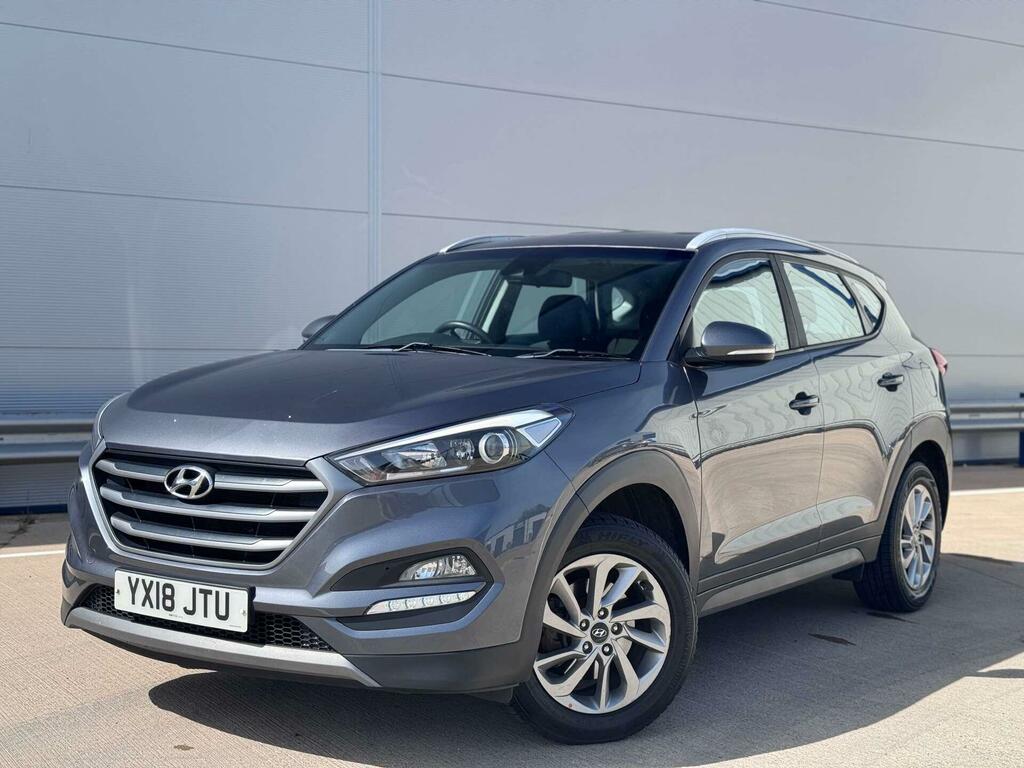 Hyundai Tucson 1.6 Gdi Blue Drive Se Nav Euro 6 Ss YX18JTU Grey #3