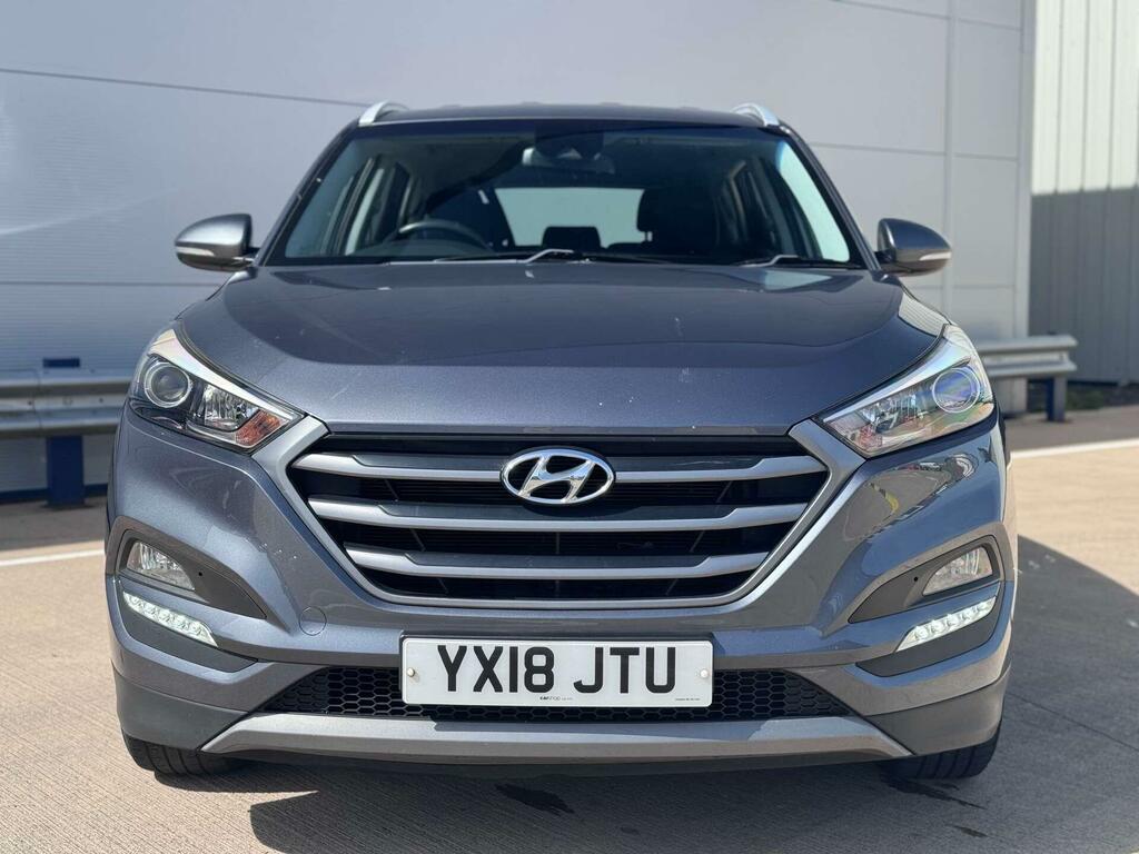 Hyundai Tucson 1.6 Gdi Blue Drive Se Nav Euro 6 Ss YX18JTU Grey #2