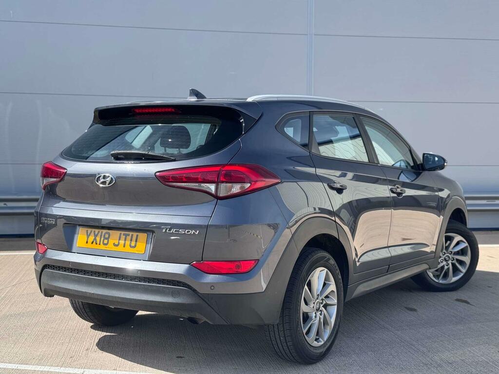 Hyundai Tucson 1.6 Gdi Blue Drive Se Nav Euro 6 Ss YX18JTU Grey #6