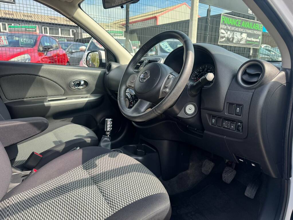Nissan Micra 1.2 Acenta NX64YSP White #6