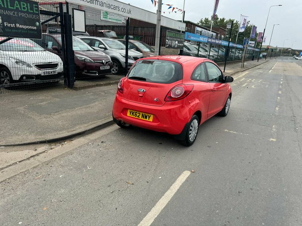 Ford KA 1.2 Edge YK62NWY Red #3