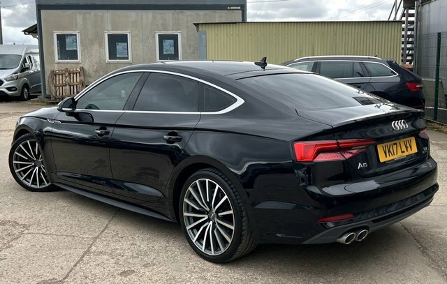 Audi A5 2.0 Tdi S Line Sportback S Tronic Quatt VK17LVV Black #4