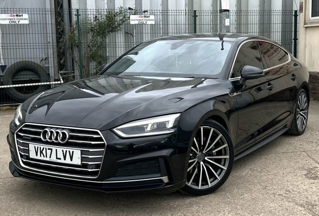 Audi A5 2.0 Tdi S Line Sportback S Tronic Quatt VK17LVV Black #2