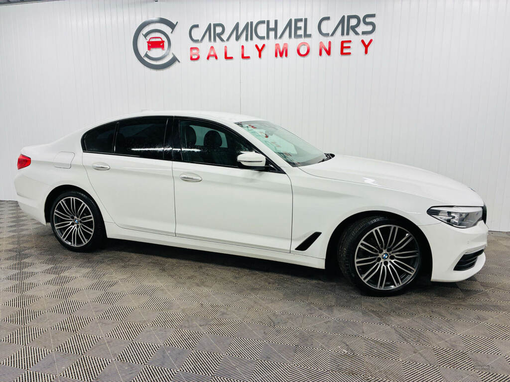 BMW 5 Series 520D Se UIG4835 White #6