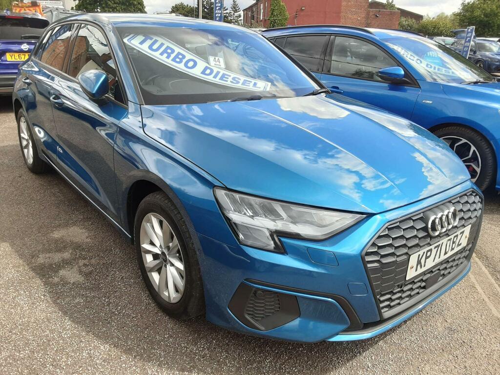 Audi A3 2.0 A3 Sportback 30 Tdi Technik KP71DBZ Blue #4