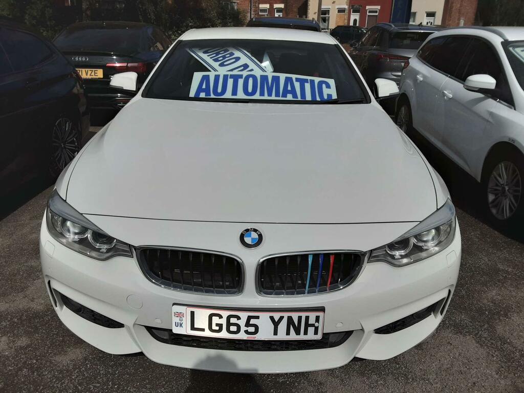 BMW 4 Series 2.0 420D M Sport LG65YNH White #2