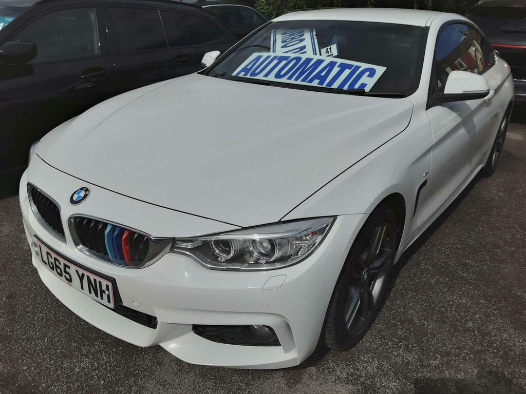 BMW 4 Series 2.0 420D M Sport LG65YNH White #3