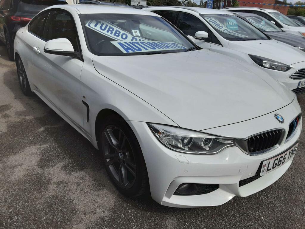 BMW 4 Series 2.0 420D M Sport LG65YNH White #4