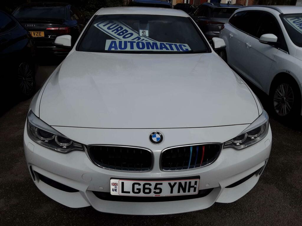 BMW 4 Series 2.0 420D M Sport LG65YNH White #6