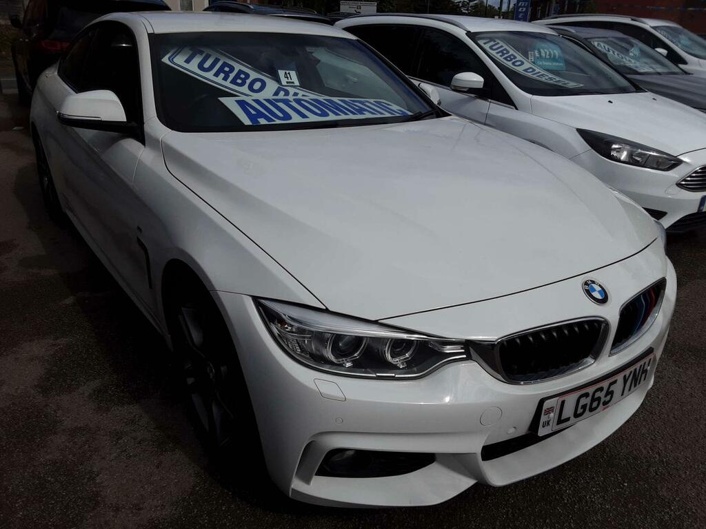 BMW 4 Series 2.0 420D M Sport LG65YNH White #5