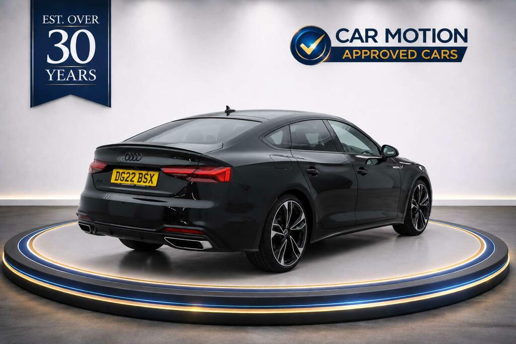Audi A5 2.0 A5 Sportback 40 Tfsi Mhev Black Edition Semi-a DG22BSX Black #4