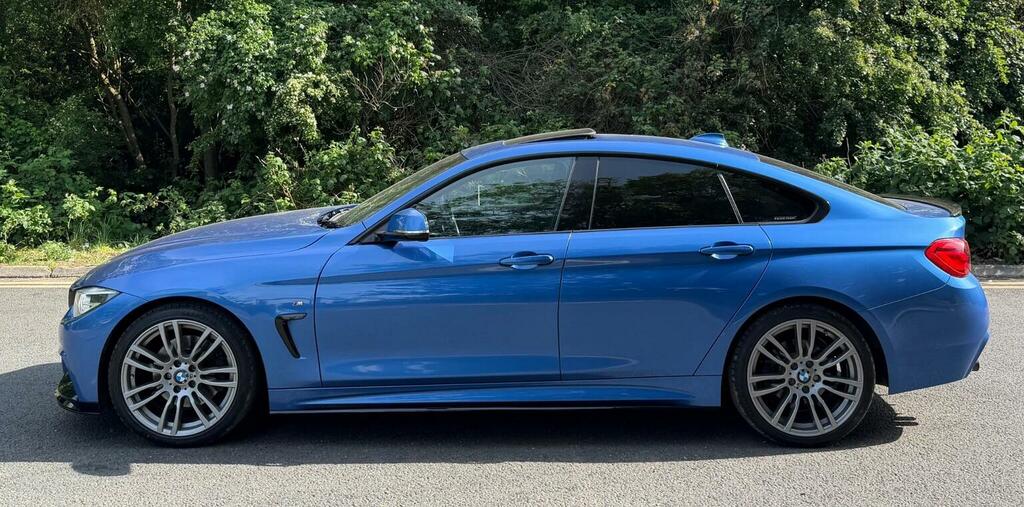 BMW 4 Series Gran Coupe Hatchback 2.0 430I M Sport Euro 6 Ss YH18NBZ Blue #4