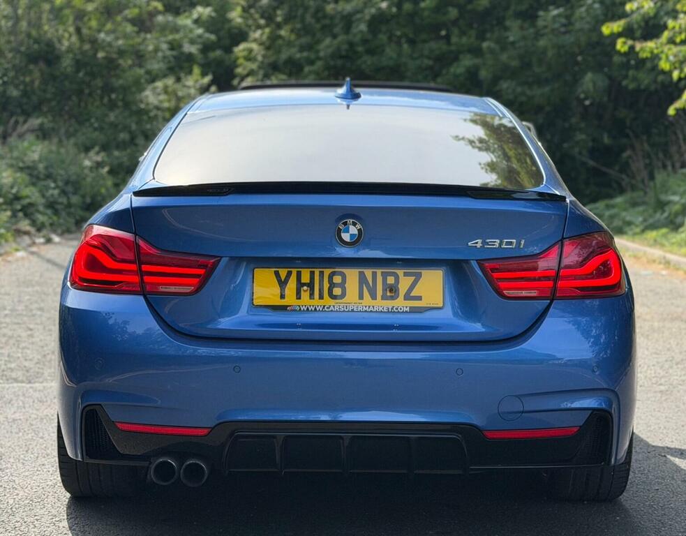 BMW 4 Series Gran Coupe Hatchback 2.0 430I M Sport Euro 6 Ss YH18NBZ Blue #6