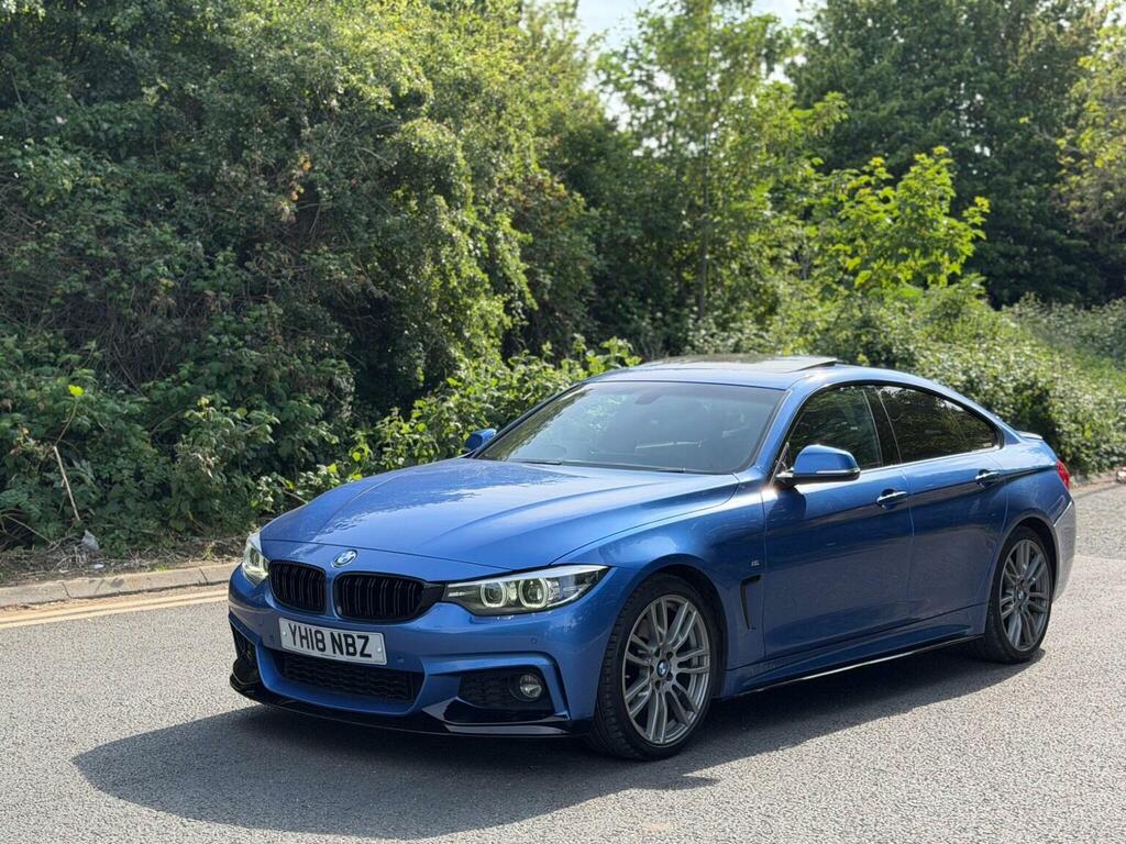 BMW 4 Series Gran Coupe Hatchback 2.0 430I M Sport Euro 6 Ss YH18NBZ Blue #2