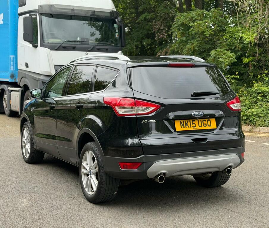 Ford Kuga Suv 2.0 Tdci Titanium X Awd Euro 6 Ss 2015 NK15UGO Black #4