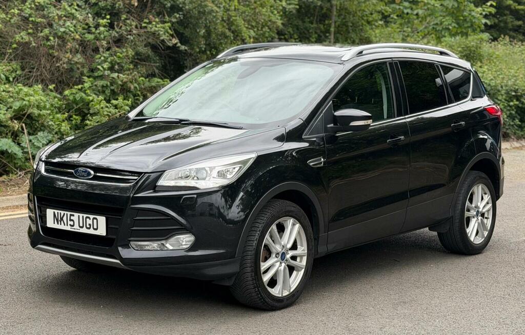 Ford Kuga Suv 2.0 Tdci Titanium X Awd Euro 6 Ss 2015 NK15UGO Black #3