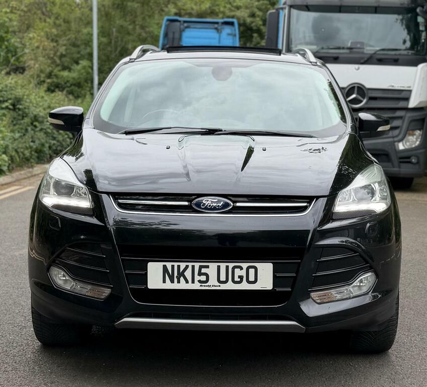 Ford Kuga Suv 2.0 Tdci Titanium X Awd Euro 6 Ss 2015 NK15UGO Black #2