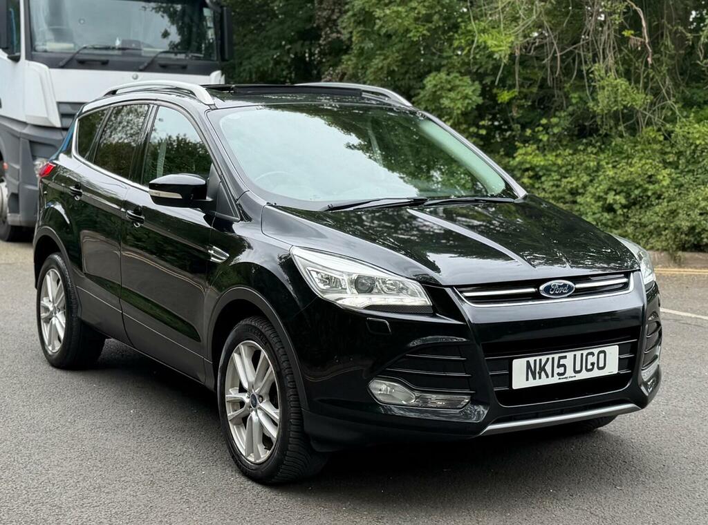 Ford Kuga Suv 2.0 Tdci Titanium X Awd Euro 6 Ss 2015 NK15UGO Black #5