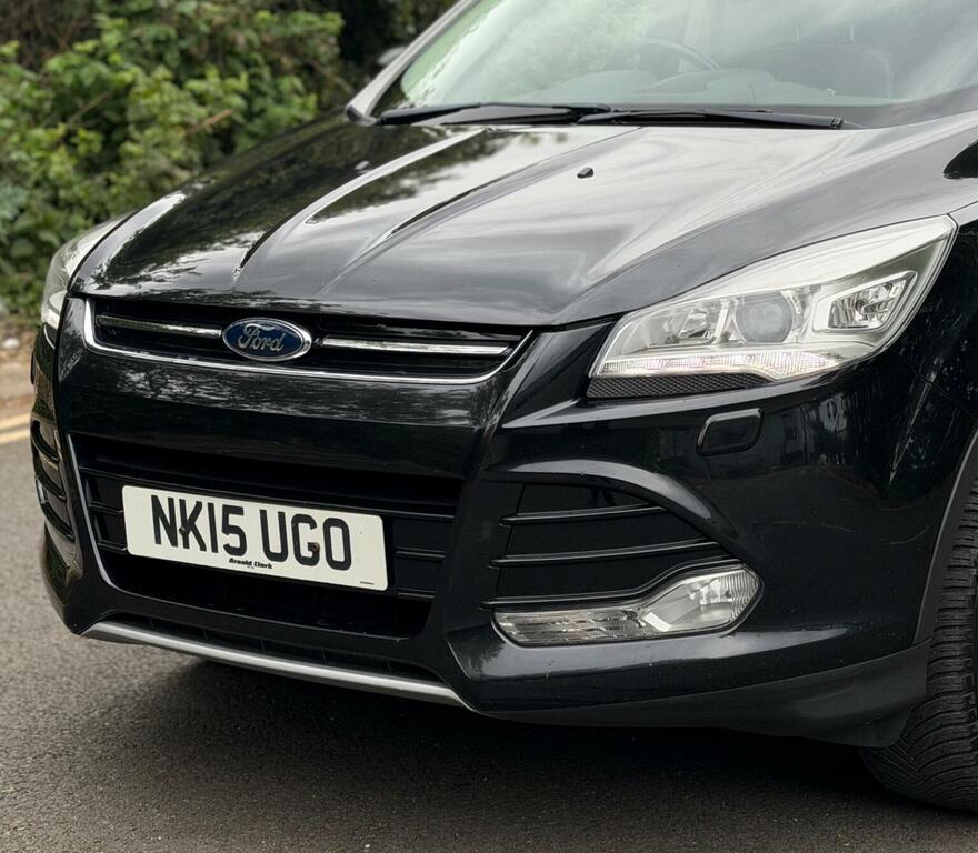 Ford Kuga Suv 2.0 Tdci Titanium X Awd Euro 6 Ss 2015 NK15UGO Black #6