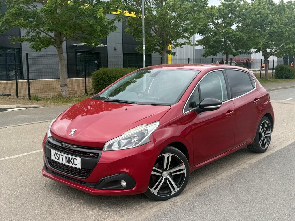 Peugeot 208 Hatchback 1.6 Bluehdi Gt Line Euro 6 201717 KS17NKC Red #2
