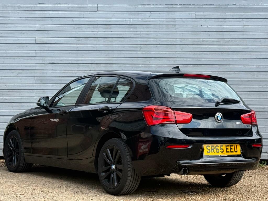 BMW 1 Series 1.5 118I Sport Euro 6 Ss SR65EEU Black #4