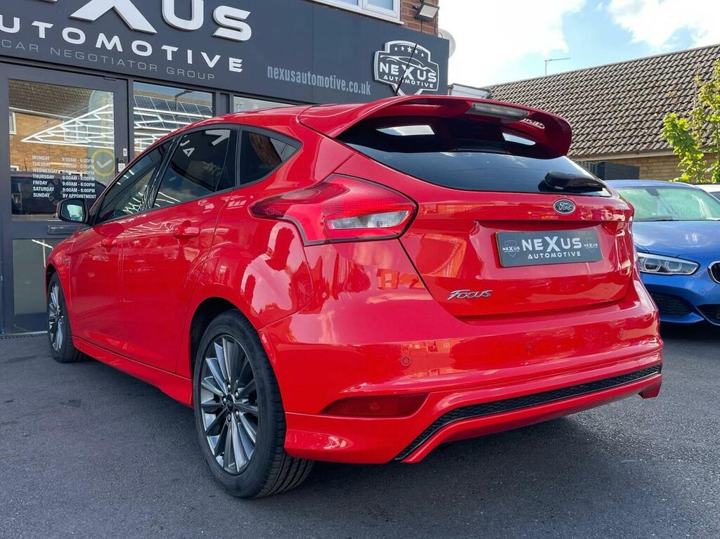 Ford Focus Hatchback 1.5 Tdci St-line Euro 6 Ss 2017 ST66VGO Red #3