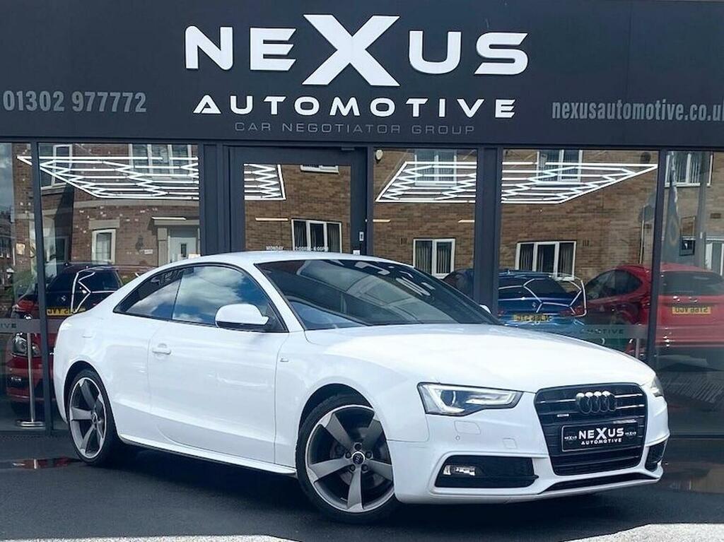 Audi A5 Coupe 2.0 Tdi Black Edition S Tronic Quattro Euro White