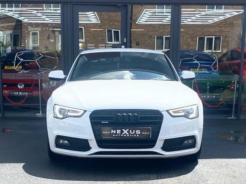 Audi A5 Coupe 2.0 Tdi Black Edition S Tronic Quattro Euro MB62DDB White #6
